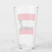 Oostenrijk voetbal glas (Achterkant)