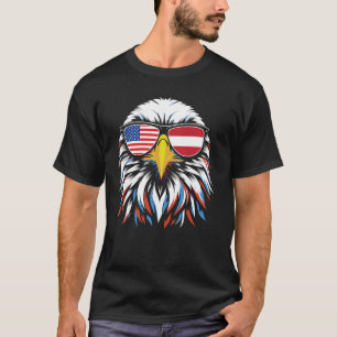 Oostenrijk VS Vlag Half Oostenrijkse Half Amerikaa T-shirt