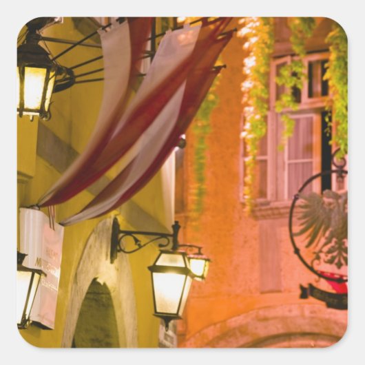 OOSTENRIJK, Wenen: Fleischmarkt: Griechengasse Vierkante Sticker (Voorkant)