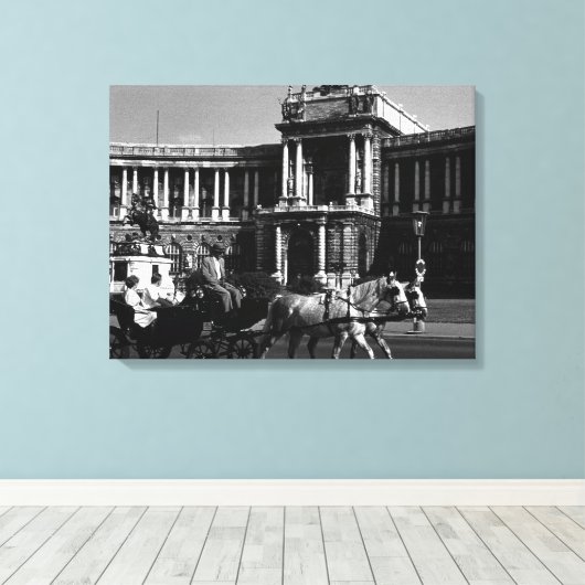 Oostenrijk Wenen Hofburg Paleis Canvas Afdruk (Insitu (Houten vloer))