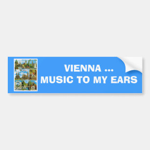 Oostenrijk, Wenen, Wenen, Multiview Bumpersticker
