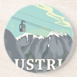 Oostenrijk Zandsteen Onderzetter