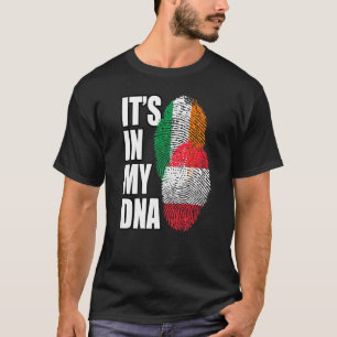 Oostenrijks en Iers erfgoed voor de DNA-vlag T-shirt