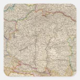 Oostenrijks keizerrijk vierkante sticker