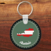 Oostenrijks land sleutelhanger (Voorkant)