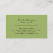 Oostenrijks Landschap, Reisbureau Visitekaartje (Achterkant)