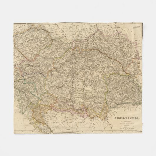 Oostenrijks Rijk 5 Fleece Deken (Voorkant (Horizontaal))