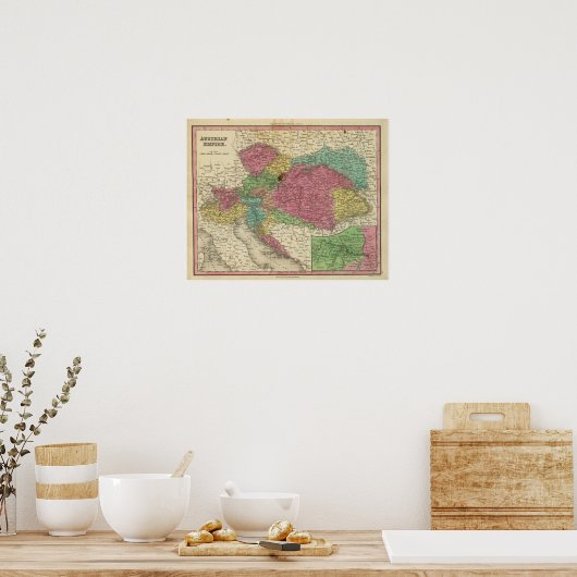 Oostenrijks Rijk 6 Poster (Keuken)