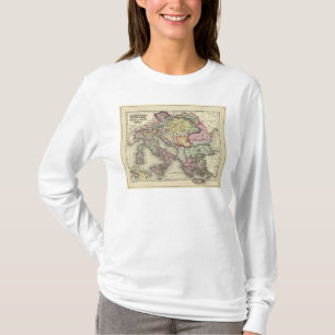 Oostenrijks rijk, Italië, Turkije in Europa, Grie T-shirt
