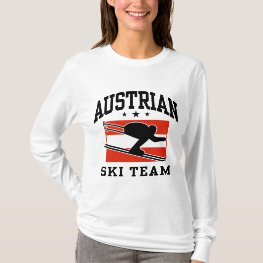 Oostenrijks skiteam t-shirt (Voorkant)
