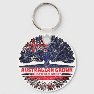 Oostenrijkse Australische Australische boomstammen Sleutelhanger