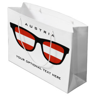 Oostenrijkse Shades aangepaste tekst- en kleurenca Large Cadeauzakje