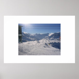 Oostenrijkse skiën poster