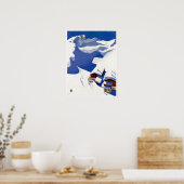 -Oostenrijkse skireis Poster (Keuken)