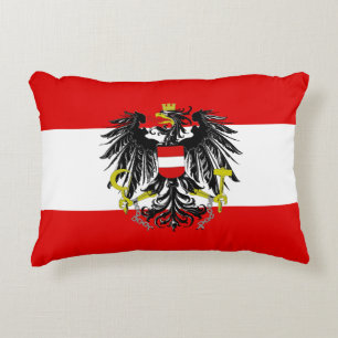 Oostenrijkse vlag accent kussen
