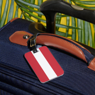 Oostenrijkse vlag bagagelabel