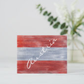 Oostenrijkse vlag briefkaart (Staand voorkant)