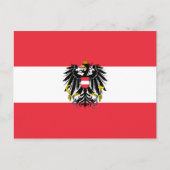 Oostenrijkse vlag briefkaart (Voorkant)
