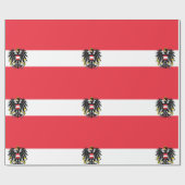 Oostenrijkse vlag cadeaupapier (Vlak)