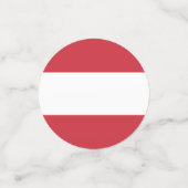 Oostenrijkse vlag confetti (Kleine voorkant)