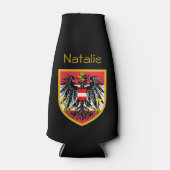 Oostenrijkse vlag flesjeskoeler (Voorkant)