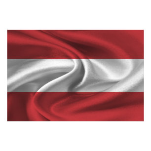 Oostenrijkse vlag foto afdruk