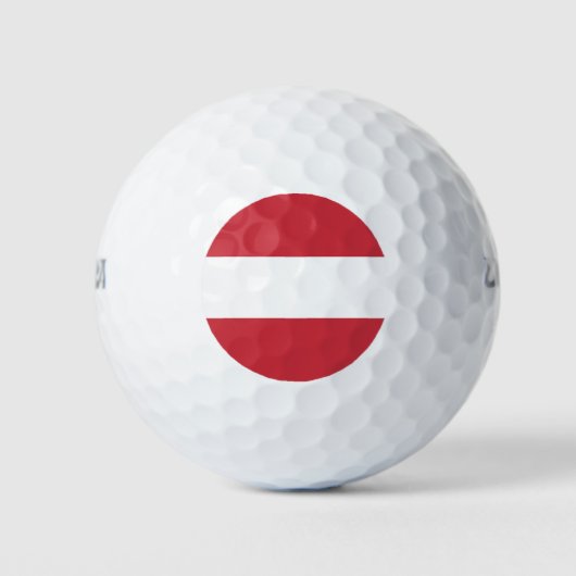 Oostenrijkse vlag golfballen (Voorkant)