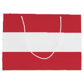 Oostenrijkse vlag groot cadeauzakje (Achterkant)