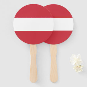 Oostenrijkse vlag handwaaier