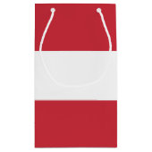 Oostenrijkse vlag klein cadeauzakje (Achterkant)