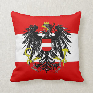 Oostenrijkse vlag kussen