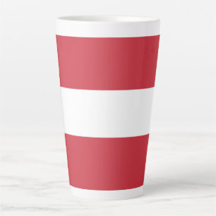 Oostenrijkse vlag latte mok