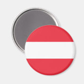 Oostenrijkse vlag magneet (Voorkant / Achterkant)