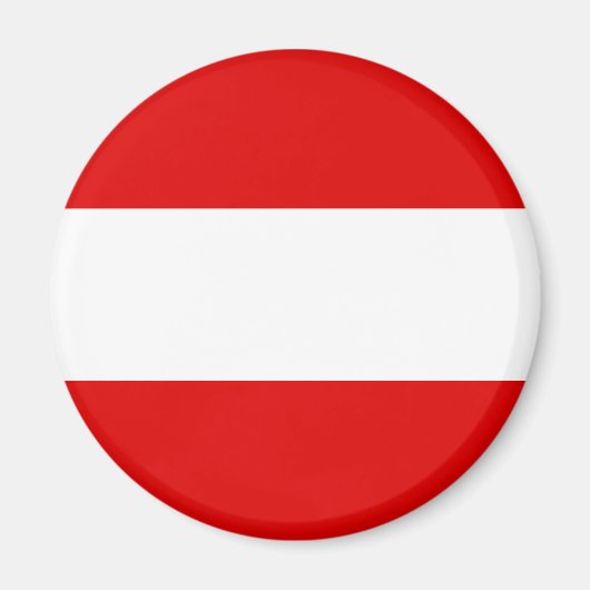 Oostenrijkse vlag magneet (Voorkant)