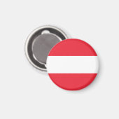 Oostenrijkse vlag magneet (Voorkant / Achterkant)