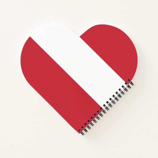 Oostenrijkse vlag notitieboek (Achterkant)