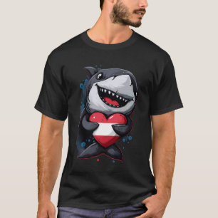 Oostenrijkse Vlag Oostenrijkse Wortels 3 T-shirt
