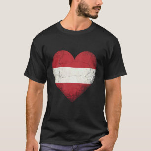 Oostenrijkse Vlag Oostenrijkse Wortels 6 T-shirt
