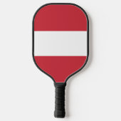 Oostenrijkse vlag pickleball paddle (Achterkant)
