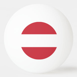 Oostenrijkse vlag pingpongballen