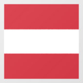 Oostenrijkse vlag raamsticker (Vel)