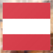 Oostenrijkse vlag raamsticker (Vel 2)