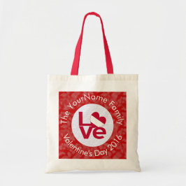 Oostenrijkse vlag rode letters houden wit op rood tote bag
