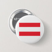 Oostenrijkse vlag ronde button 5,7 cm (Voorkant /achterkant)