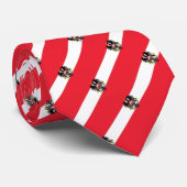 Oostenrijkse vlag stropdas (Opgerold)