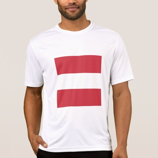 Oostenrijkse vlag t-shirt (Voorkant)