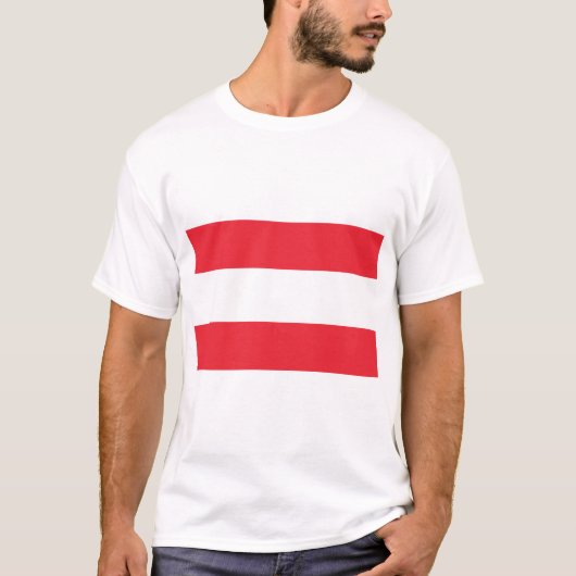 Oostenrijkse vlag t-shirt (Voorkant)