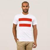 Oostenrijkse vlag t-shirt (Voorkant volledig)