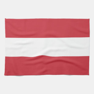 Oostenrijkse vlag theedoek