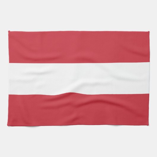 Oostenrijkse vlag theedoek (Horizontaal)